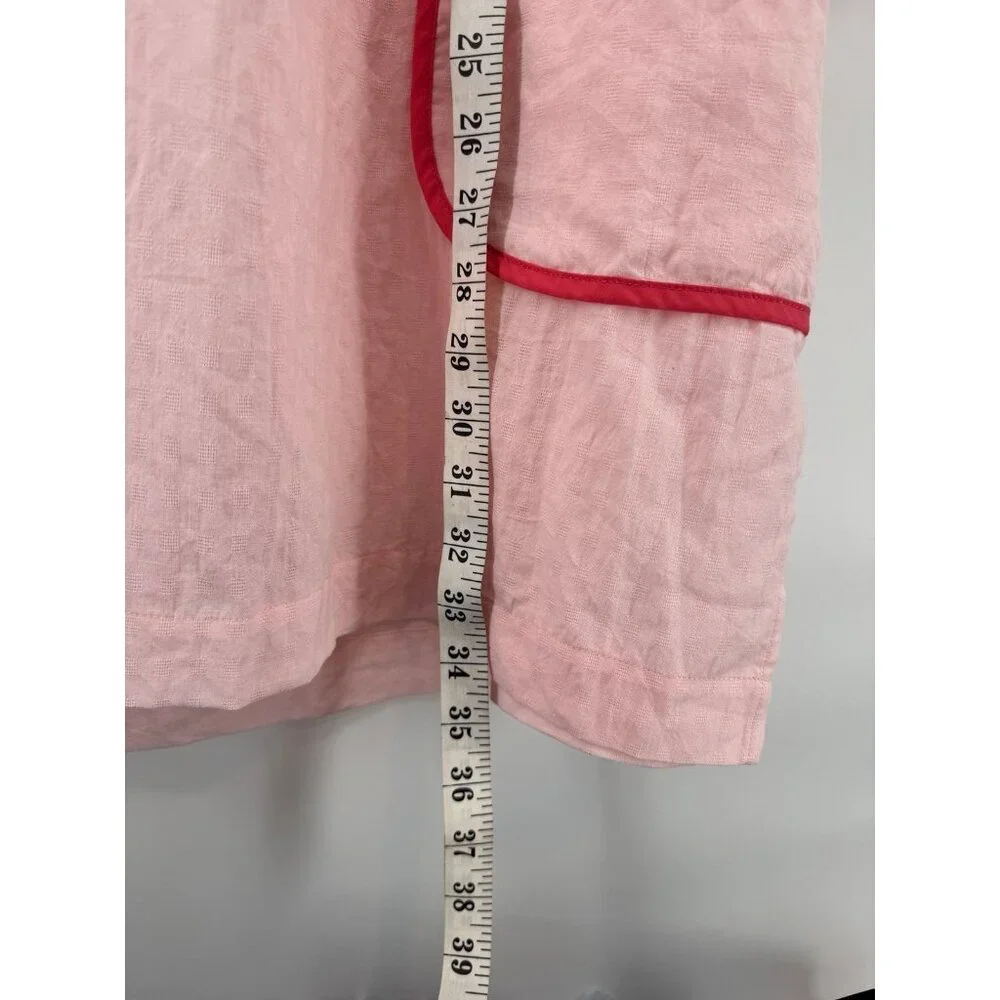 Pomander Place Pink Salt Lizzie Coverup Relexed Fit Gauzy Lightweight Size M - Picture 7 of 10